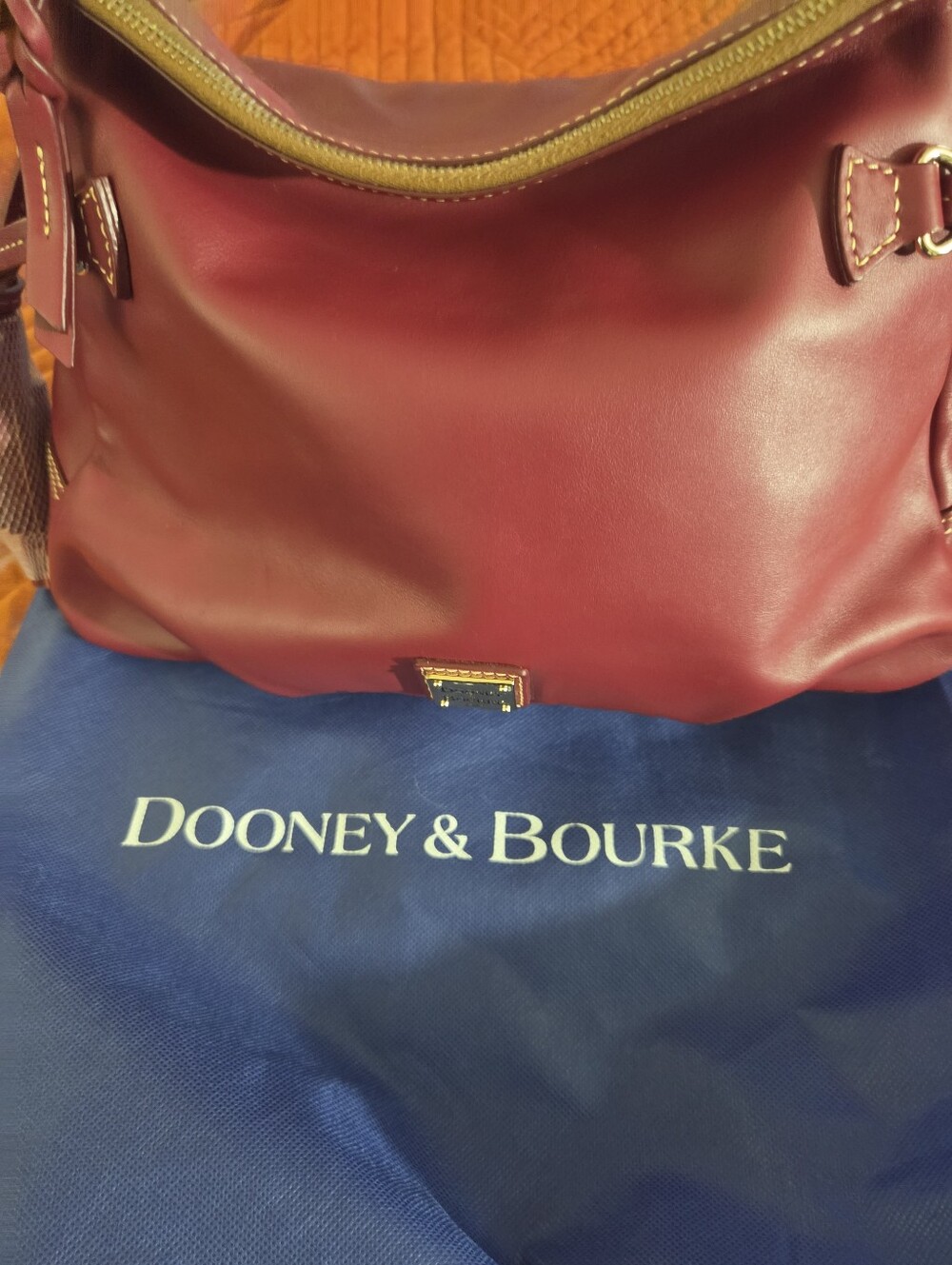 Dooney & Bourke Smooth Italian Calfskin Leather Tegan